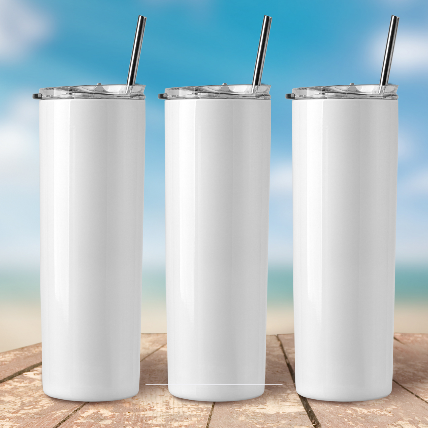 20 Oz Skinny Sublimation Tumblers