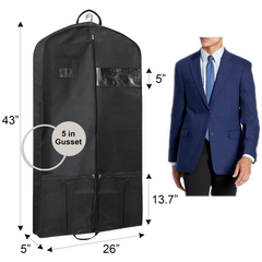 Best 2 Pack 60 Garment Bags For Travel | closet Storage | business travel