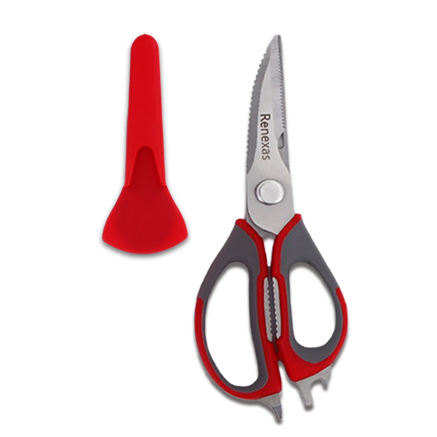 Best 1 Pack  all Purpose stainless steel kitchen scissors for cutting meat, Herbs, Chicken, Poultry (Green)