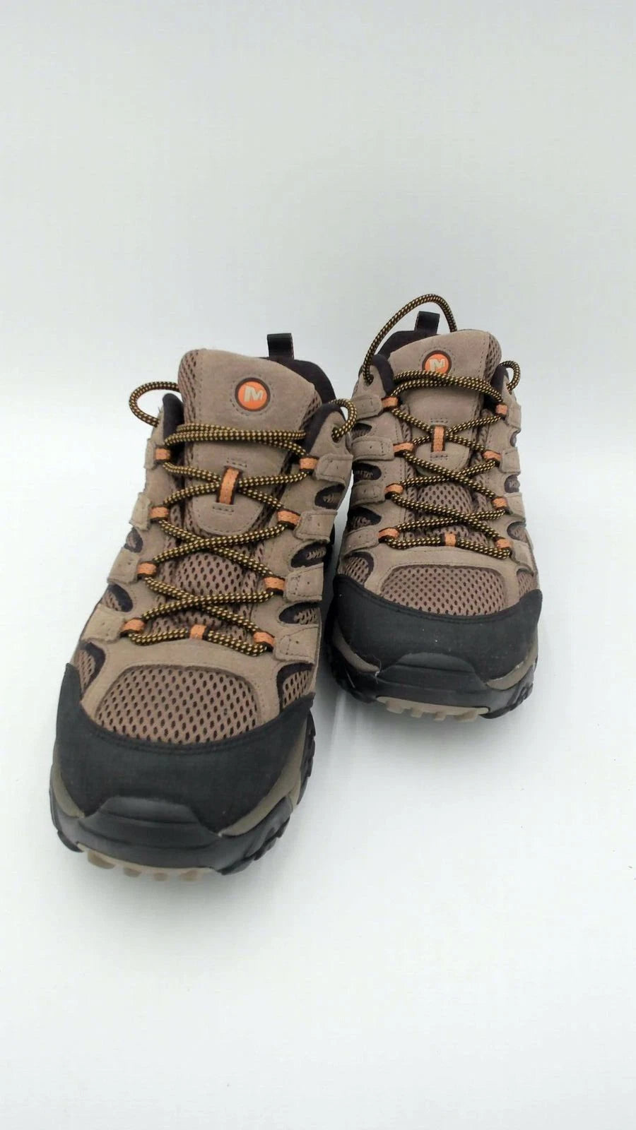 Mens Moab 2 Ventilator Walking Shoes Hiking Trainers Brown And Black