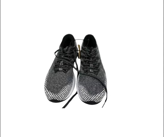 Share Lightweight fly knit Running Shoes, Women's Black White Jogging Shoes