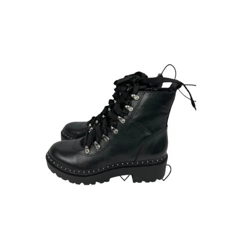 Women Fashion & Hiking Rainier Boots Leather Ankle Lace Up Combat Boots